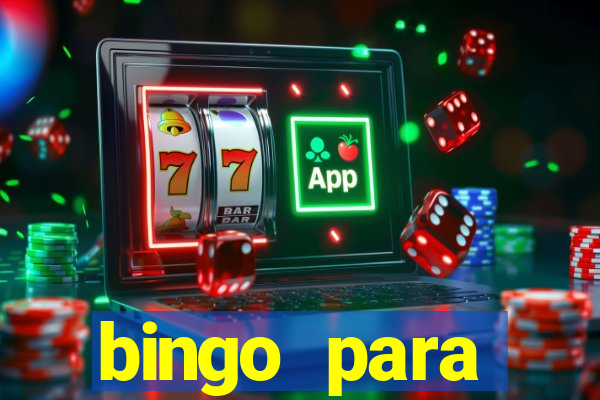 bingo para despedida de solteira para imprimir